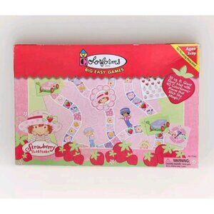 Strawberry Shortcake Picnic Big Easy Games Board (like Candyland) 2003 - Instruc